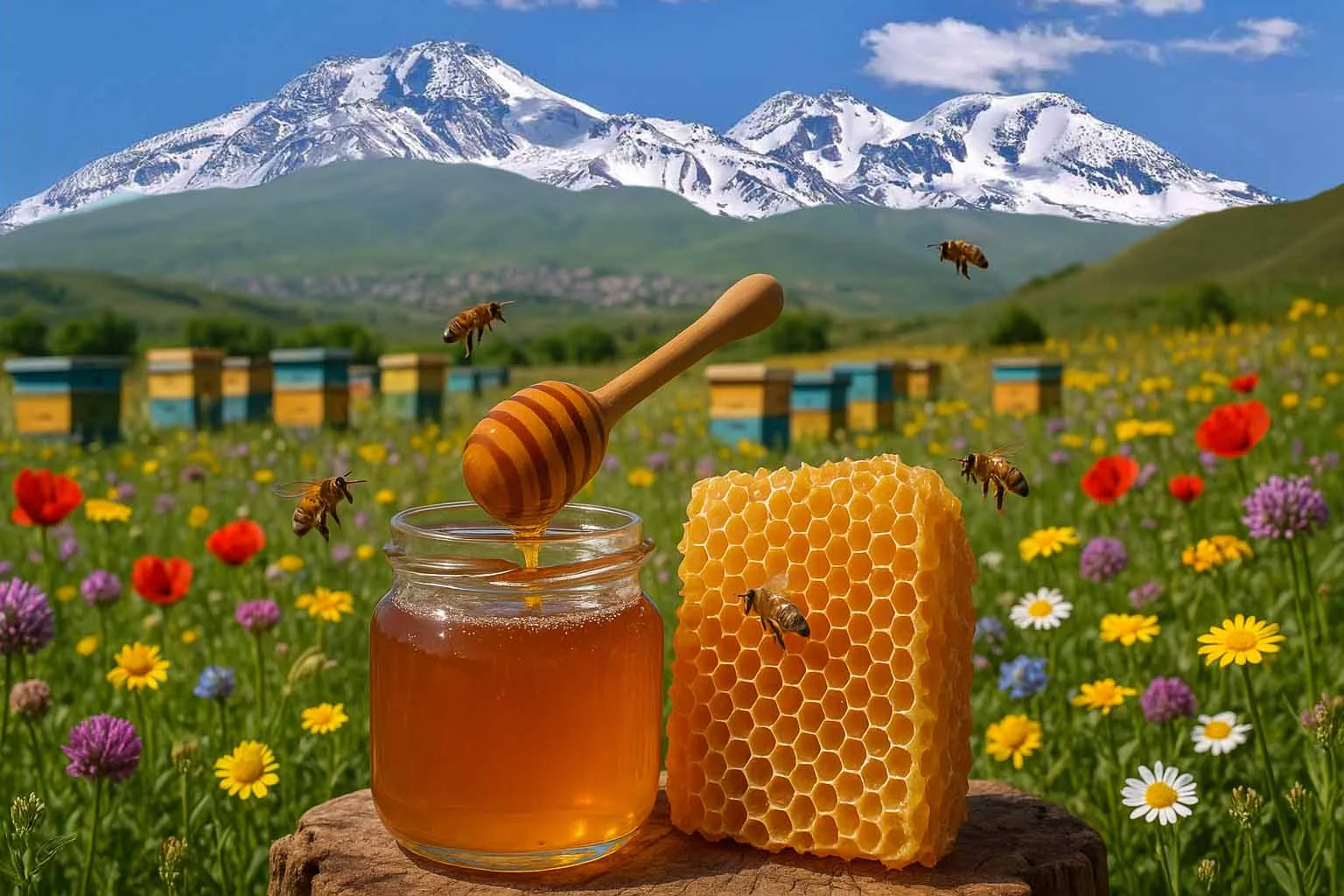 زنبورستان در کوهستان سبلان فروشگاه اینترنتی پاکسون